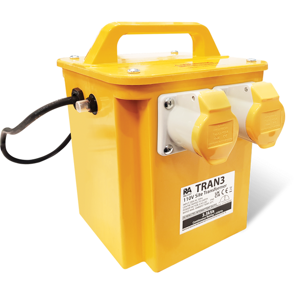 Red Arrow TRAN3 Site Portable Transformer 3.3kVa 110V - 2x16A skts