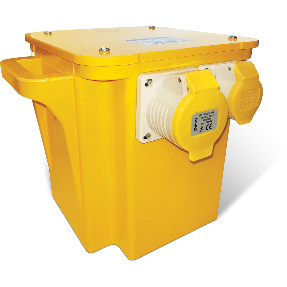 Site Portable Transformer 5kVa 110V - 2x16A & 1x32A skts