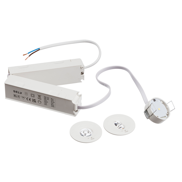 Sentinel Pro Recessed Emerg NM Area & Escape Lens Self Test