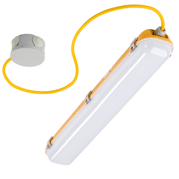 Weatherguard Site IP65 110V 20W 4000K c/w Microwave Sensor, Flex & JB