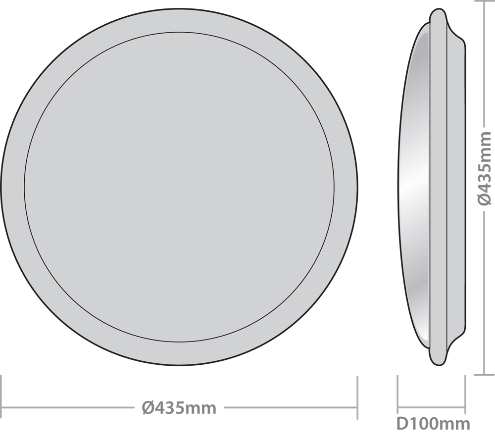 Wilson X Chrome Bulkhead c/w 3HR Emergency