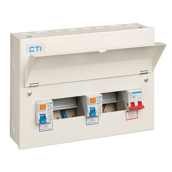 Red Arrow ZC14-17MC 14 Way Consumer Unit with 100A Mains Isolator & 2 x 100A Type A RCD