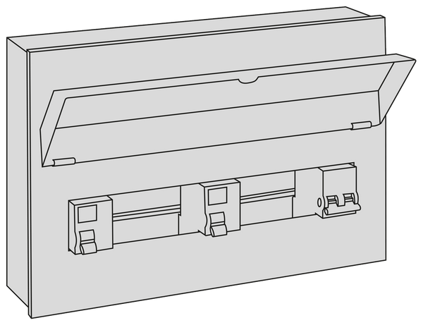 14 Way Consumer Unit with 100A Mains Isolator