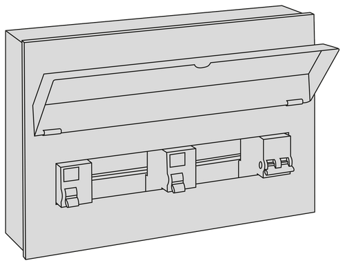 10 Way Consumer Unit with 100A Mains Isolator