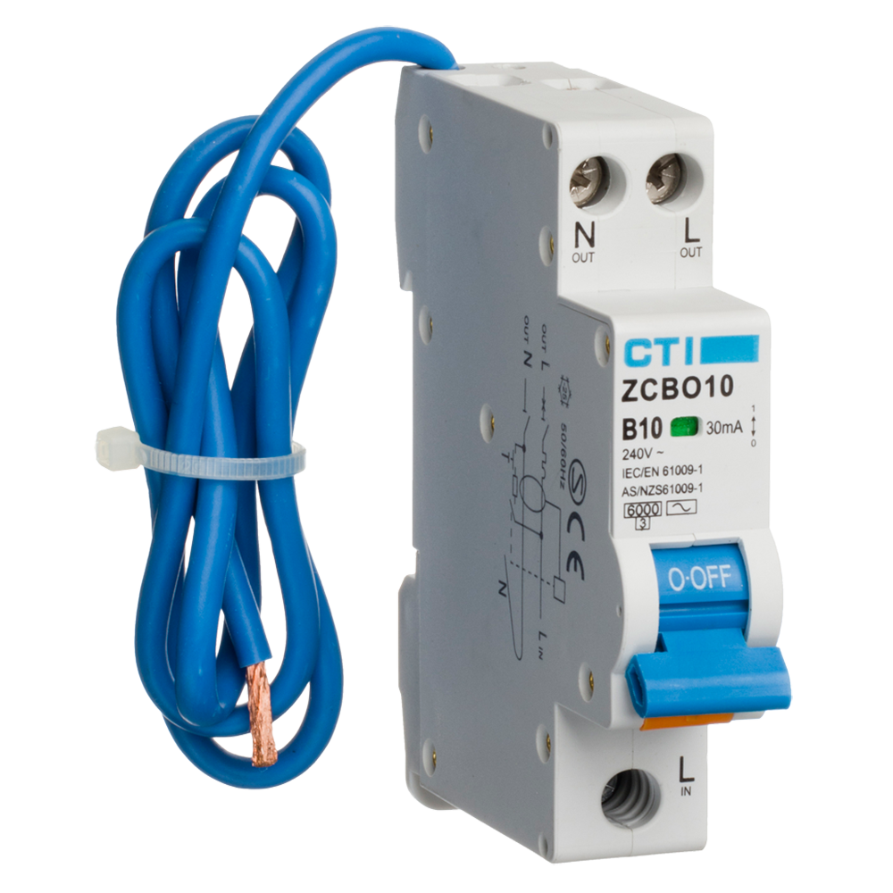 Red Arrow ZCBO10/M/A RCBO - 30mA Type A