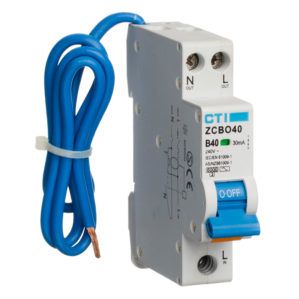 Red Arrow ZCBO40/M/A RCBO - 30mA Type A