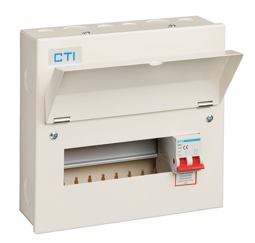 10 Way Consumer Unit with 100A Mains Isolator