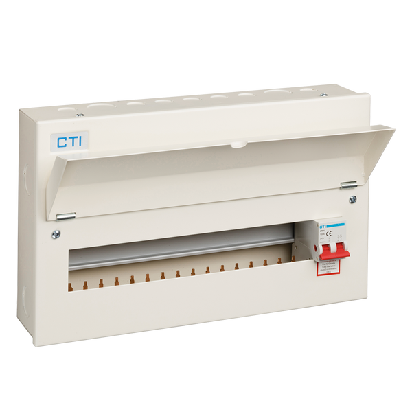 18 Way Consumer Unit with 100A Mains Isolator
