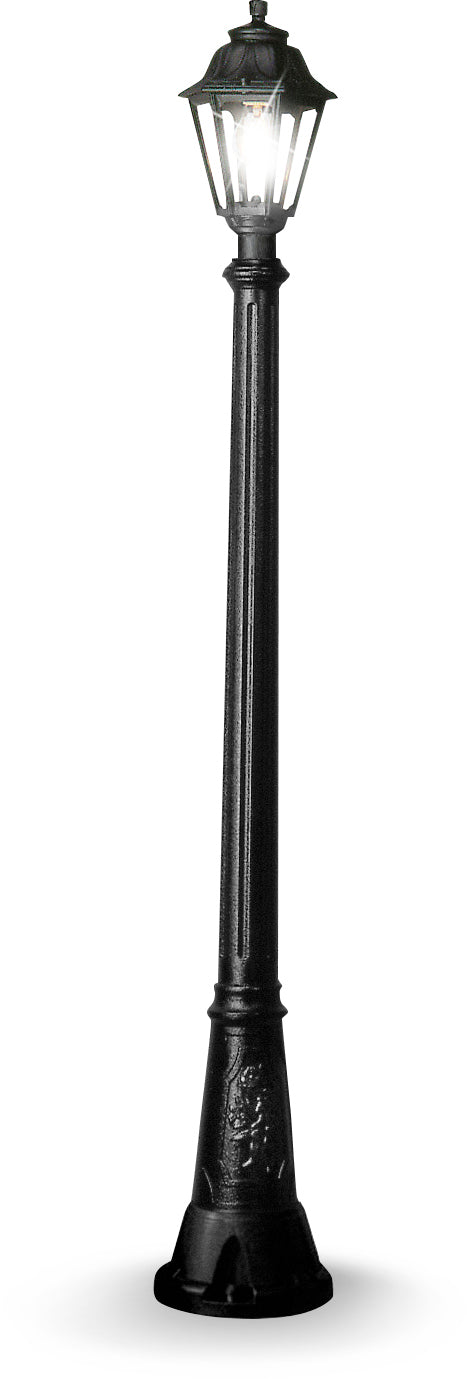 Fumagalli Asbac Anna Artu 6W LED Post Lantern Black E22.158.AX.F1R
