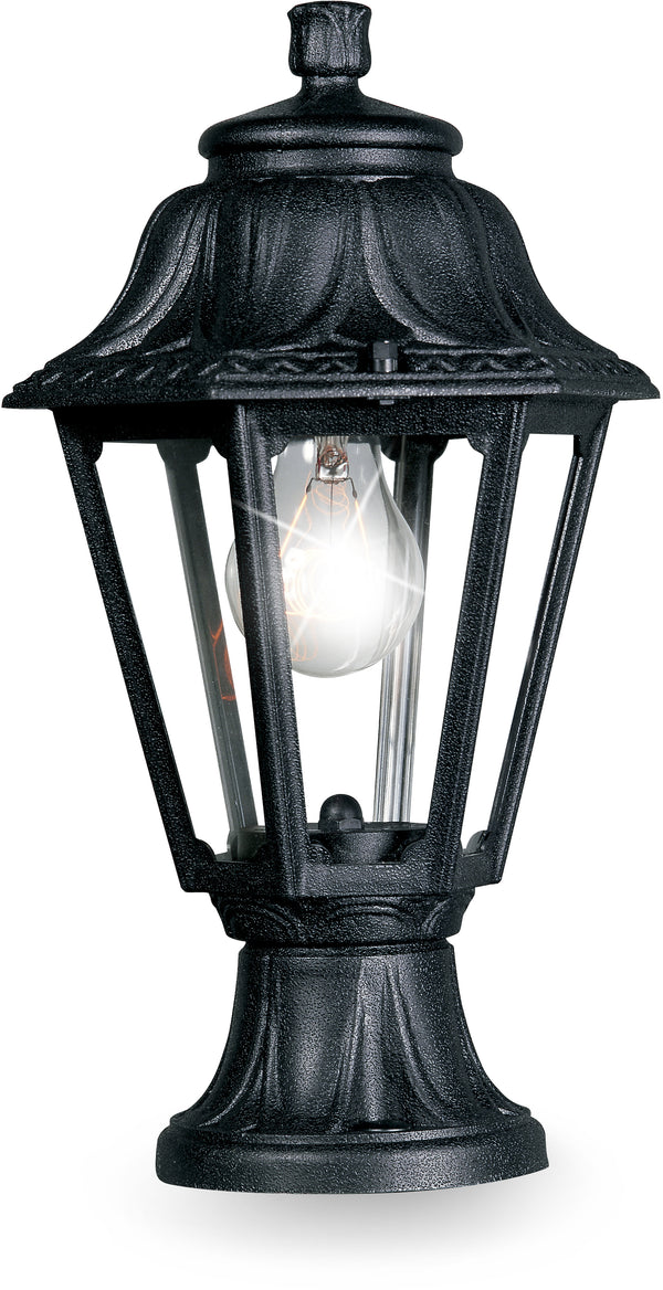 Fumagalli Asbac Anna Mikrolot E27 Pedestal Lantern Bk E22.110.AX.E27