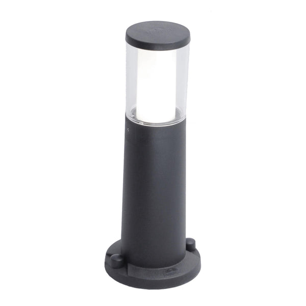 Fumagalli Asbac Carlo 400 3.5W 3K GU10 LED Bollard Grey Clr DR1.574.LX.U1R
