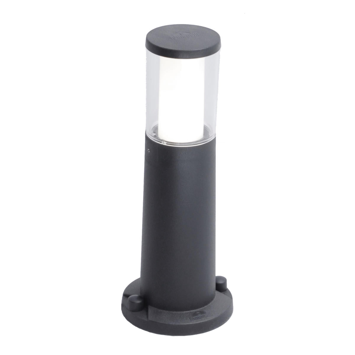 Fumagalli Asbac Carlo 400 3.5W 3K GU10 LED Bollard Black Clr DR1.574.AX.U1R