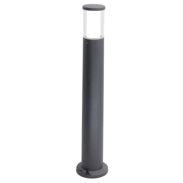 Fumagalli Asbac Carlo 800 3.5W 3K GU10 LED Bollard Grey Clr DR1.575.LX.U1R