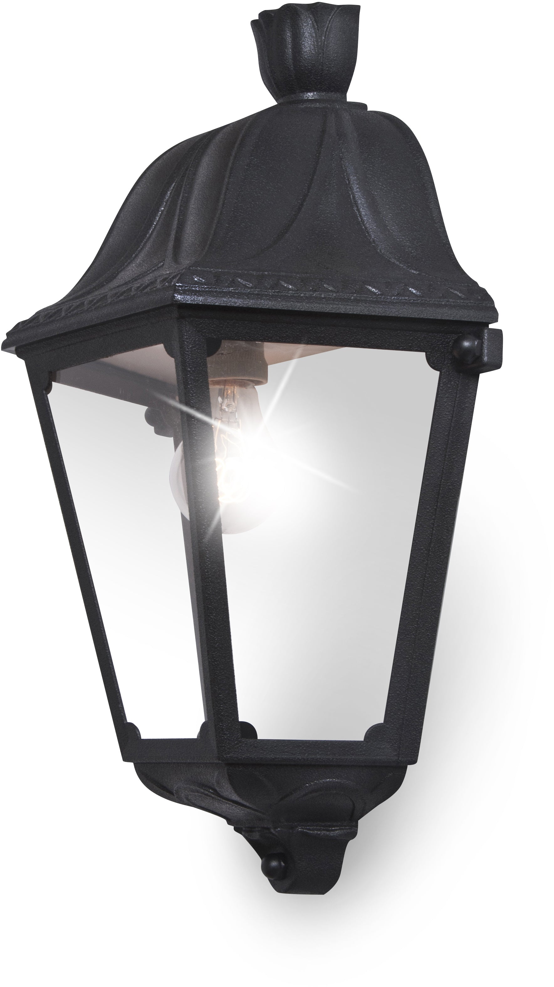 Fumagalli Asbac Daria 12w LED Large Half Lantern Black M28.000.AX.N1R