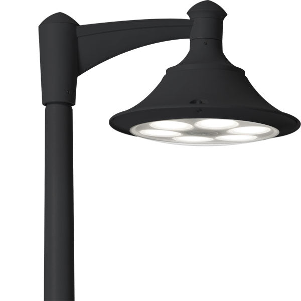 Fumagalli Asbac EcoVivi 400 Extor2500 42W LED Post Lantern Assembled EV4.362.A10.AX.C6L.M
