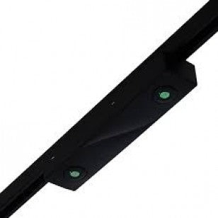 3W Non maintained LED emergency light fitting for 3 circuit track EMLEDTRM Black