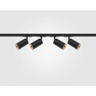 2 Metre Shooter GU10 Spotlight Kit Black on Gold