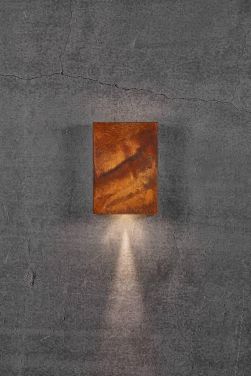 Nordlux 2019051038 Fold 15 LED Wall Light IP54, Corten Steel