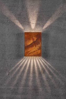 Nordlux 2019051038 Fold 15 LED Wall Light IP54, Corten Steel