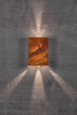 Nordlux 2019051038 Fold 15 LED Wall Light IP54, Corten Steel