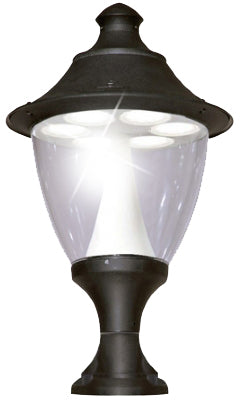 Fumagalli Asbac Gino 400 New Lot 42W LED Pedestal Lantern Assembled F50.115.AX.C6L.M