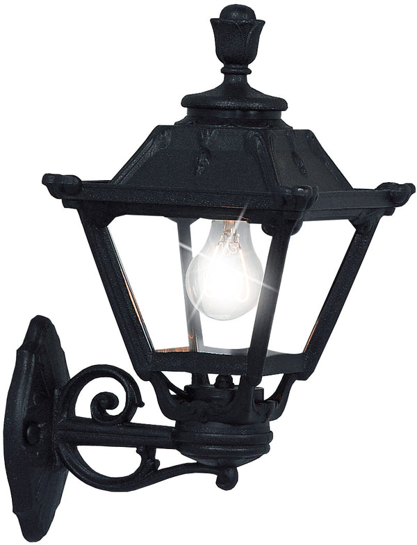 Fumagalli Asbac Golia Bisso 6W LED Wall Lantern Black Q23.131.AX.F1R