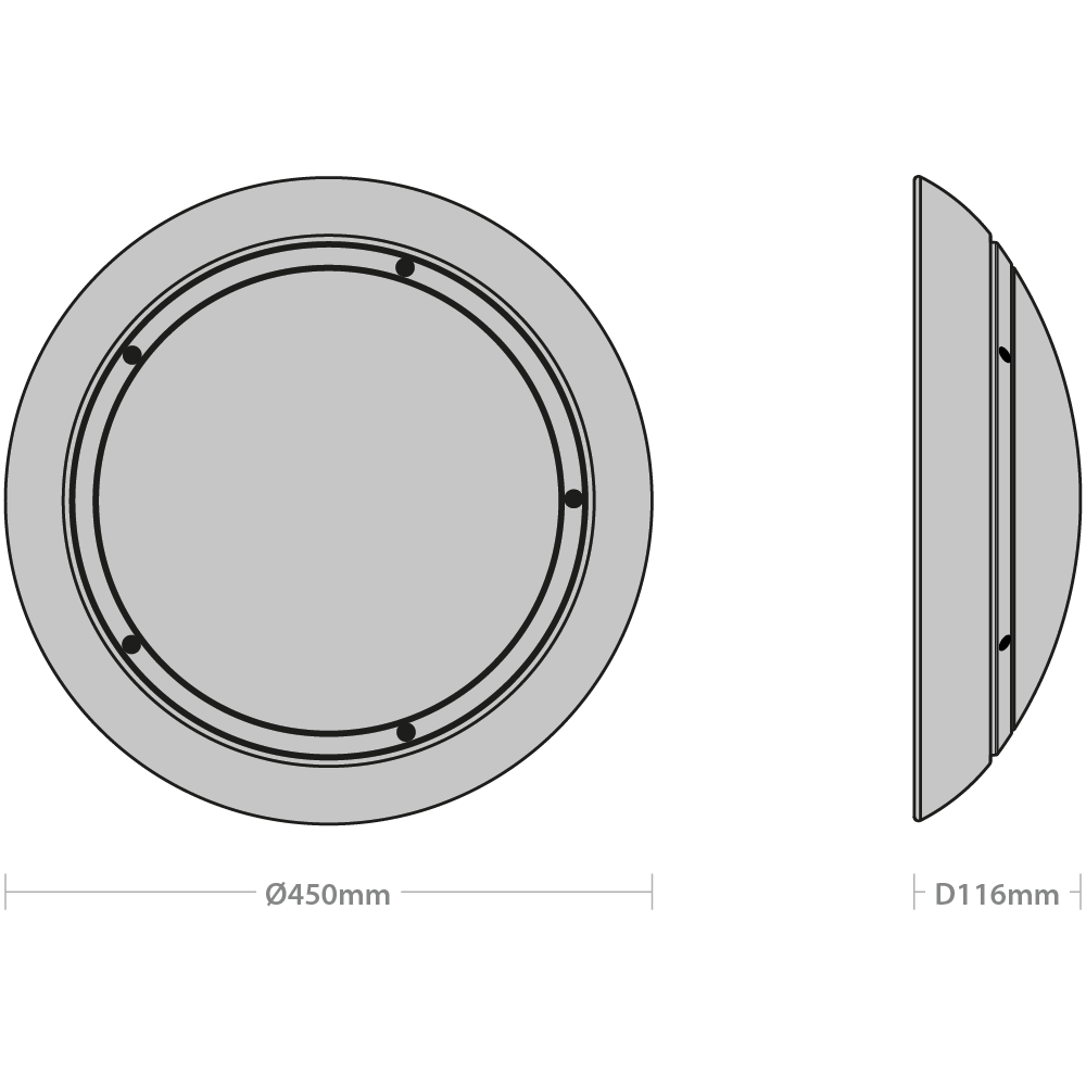 Guardian 18W Bulkhead c/w MSCF & 3hr ST Emergency