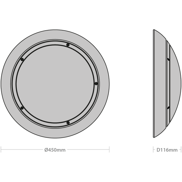 Guardian 18W Bulkhead c/w MS & Corridor function