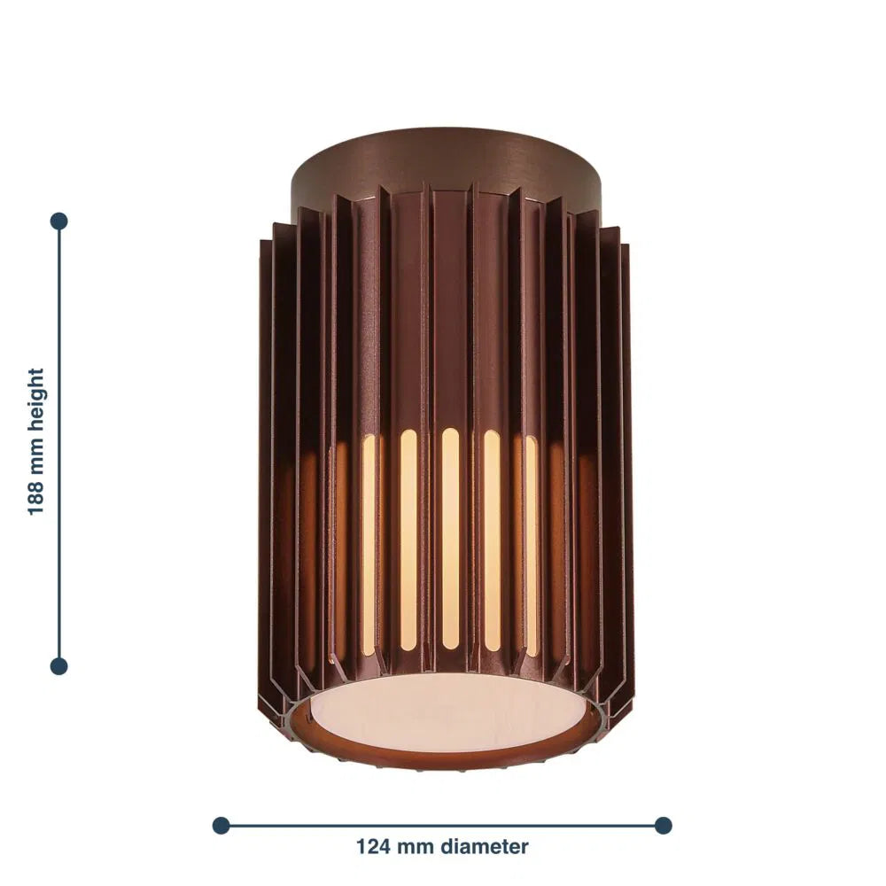 Nordlux Aludra  2118006261 Bronze IP54 Coastal Outdoor Ceiling  Light
