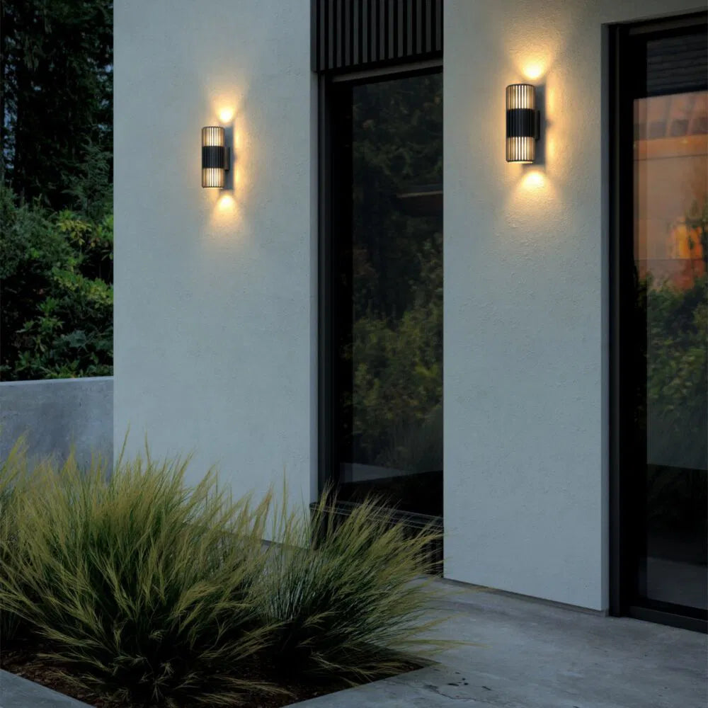 Nordlux  Aludra  2418121203 - Black IP54 Coastal Up & Down Outdoor Wall  Light