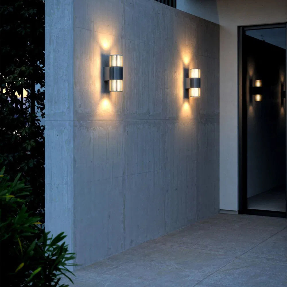 Nordlux  Aludra  2418121250 Anthracite IP54 Coastal Up & Down Outdoor Wall  Light