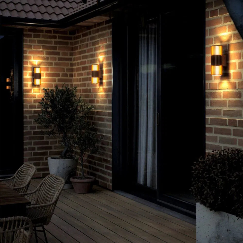 Nordlux  Aludra  2418121261  Bronze IP54 Coastal Up & Down Outdoor Wall  Light