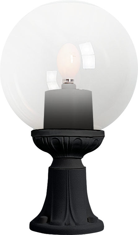 Fumagalli Asbac Globe 400 Lot 12W LED Classic Pedestal Black Opal G40.113.AY.N1R