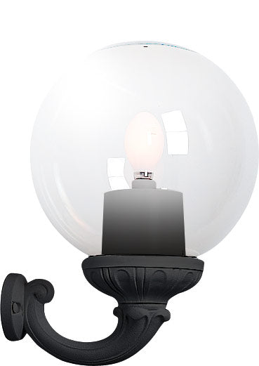 Fumagalli Asbac Globe 400 Ofir 70W SON Wall Opal Bk G40.132.AY.S70