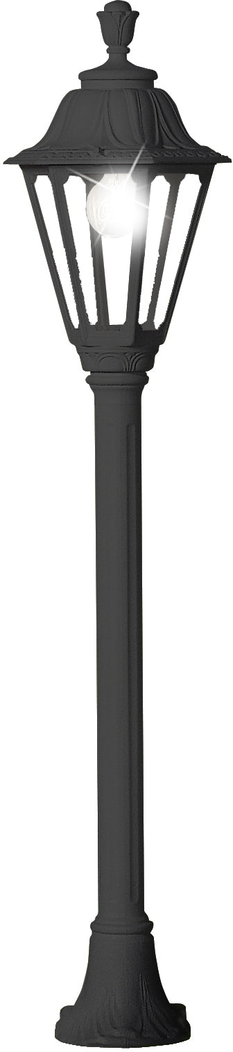 Fumagalli Asbac Rut Mizar 6W LED Post Lantern Black E26.151.AX.F1R