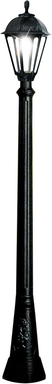 Fumagalli Asbac Salem Artu 6W LED Post Lantern Black K26.158.AX.F1R