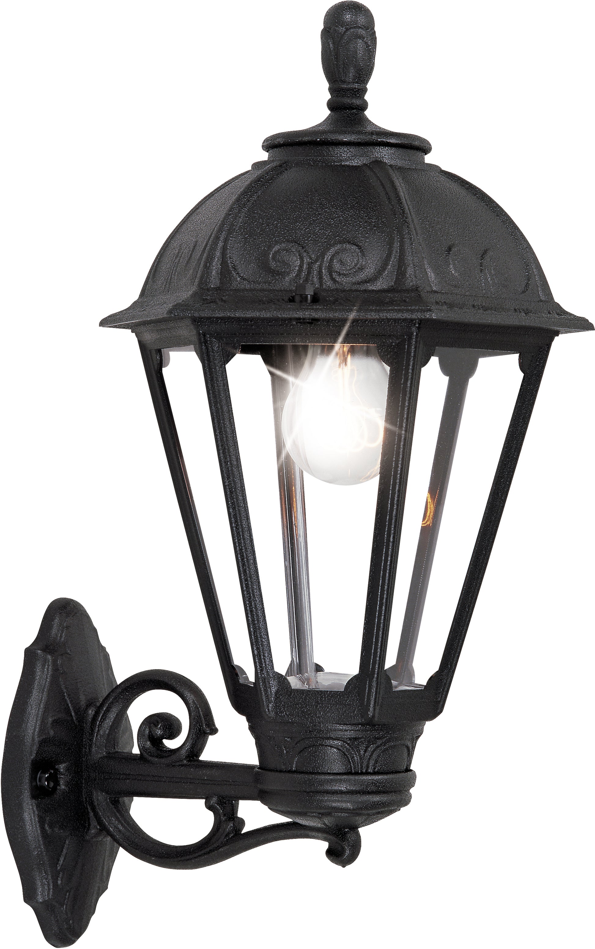 Fumagalli Asbac Salem Bisso 6W LED Wall Lantern Black K26.131.AX.F1R