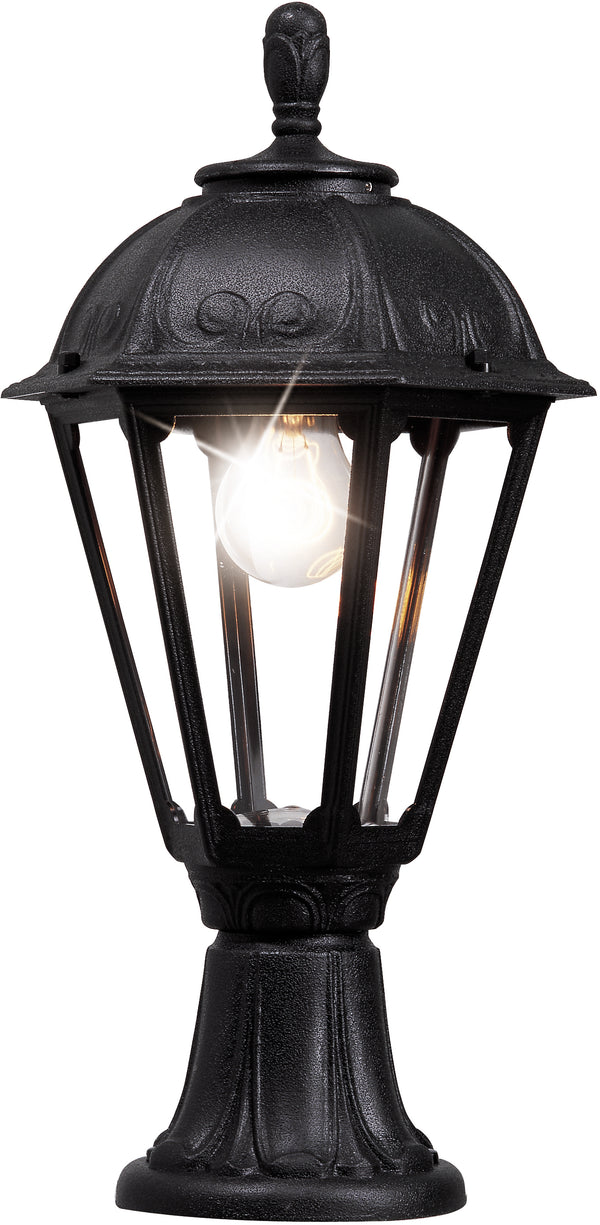 Fumagalli Asbac Salem Minilot E27 Pedestal Lantern Bk K26.111.AX.E27