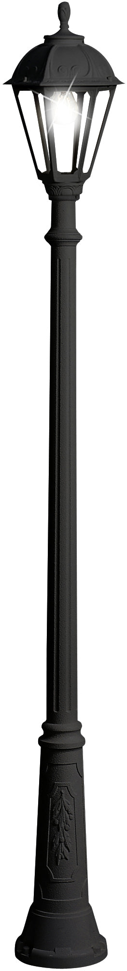 Fumagalli Asbac Salem Ricu 6W LED Post Lantern Black K26.157.AX.F1R