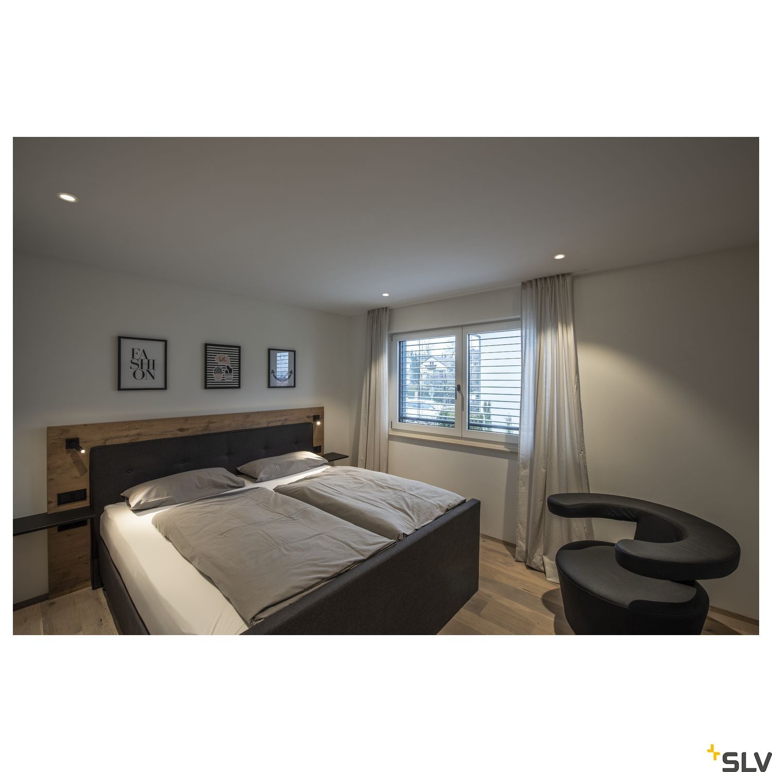 SLV PATTA-I, LED outdoor recessed ceiling light, round DL IP65 white 1800-3000K 1002099