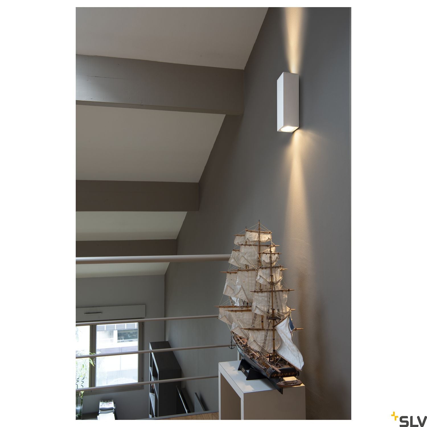 SLV THEO UP/DOWN, QPAR51, Wall luminaire, white, max. 2x50W 1000327