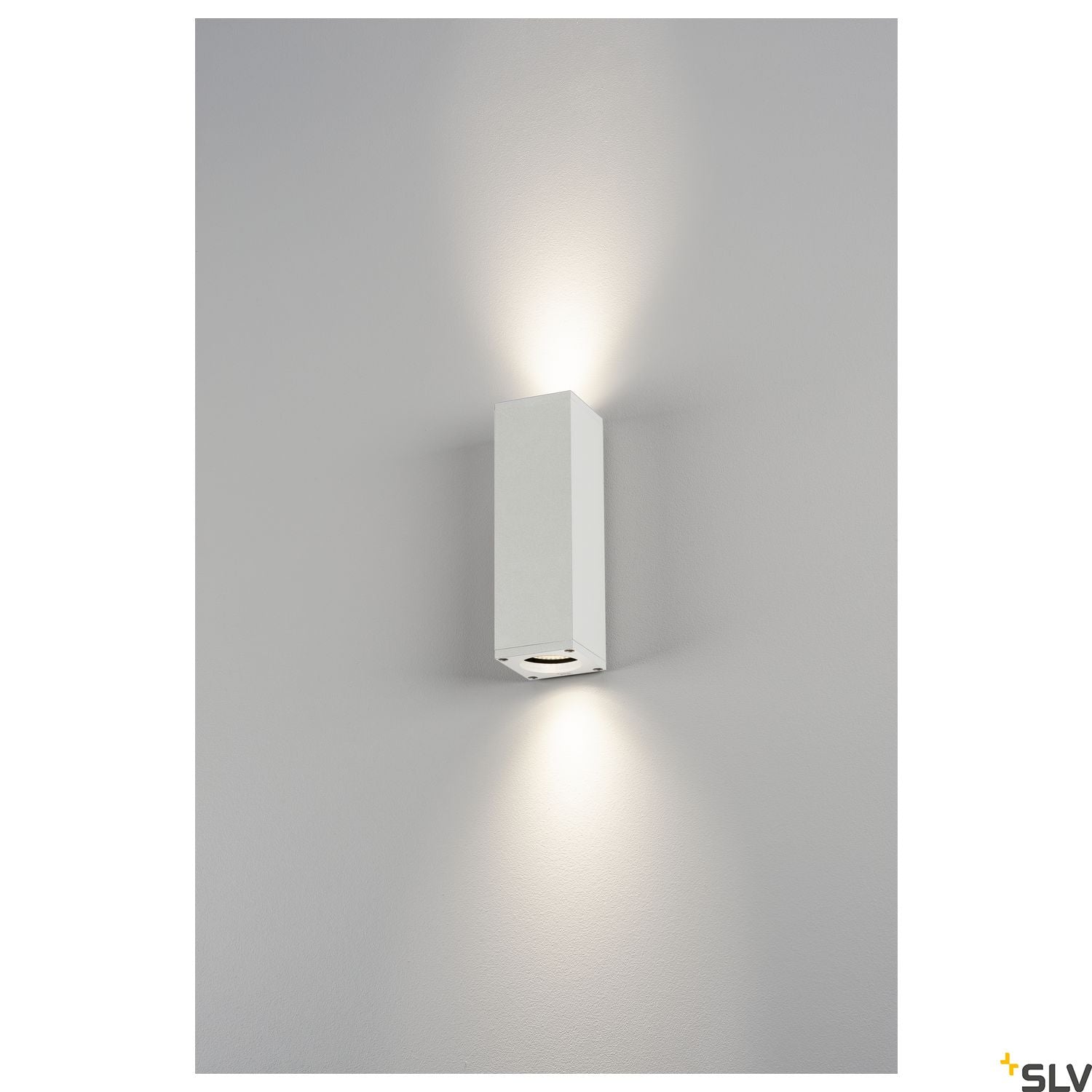 SLV THEO UP/DOWN, QPAR51, Wall luminaire, white, max. 2x50W 1000327