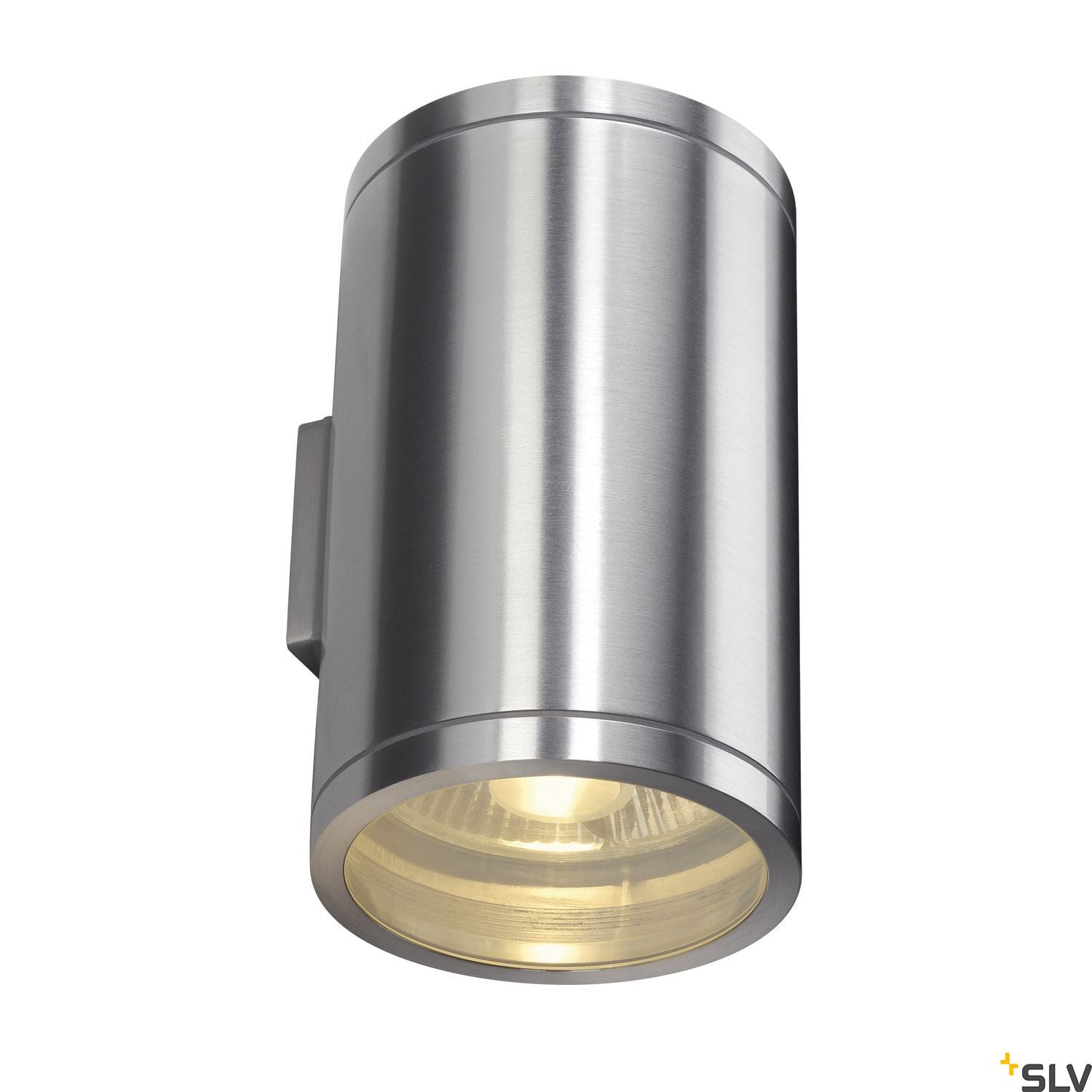 SLV ROX WALL OUT UP/DOWN, QPAR11, Outdoor Wall luminaire, alu brushed, max. 2x50W, IP44 1000334