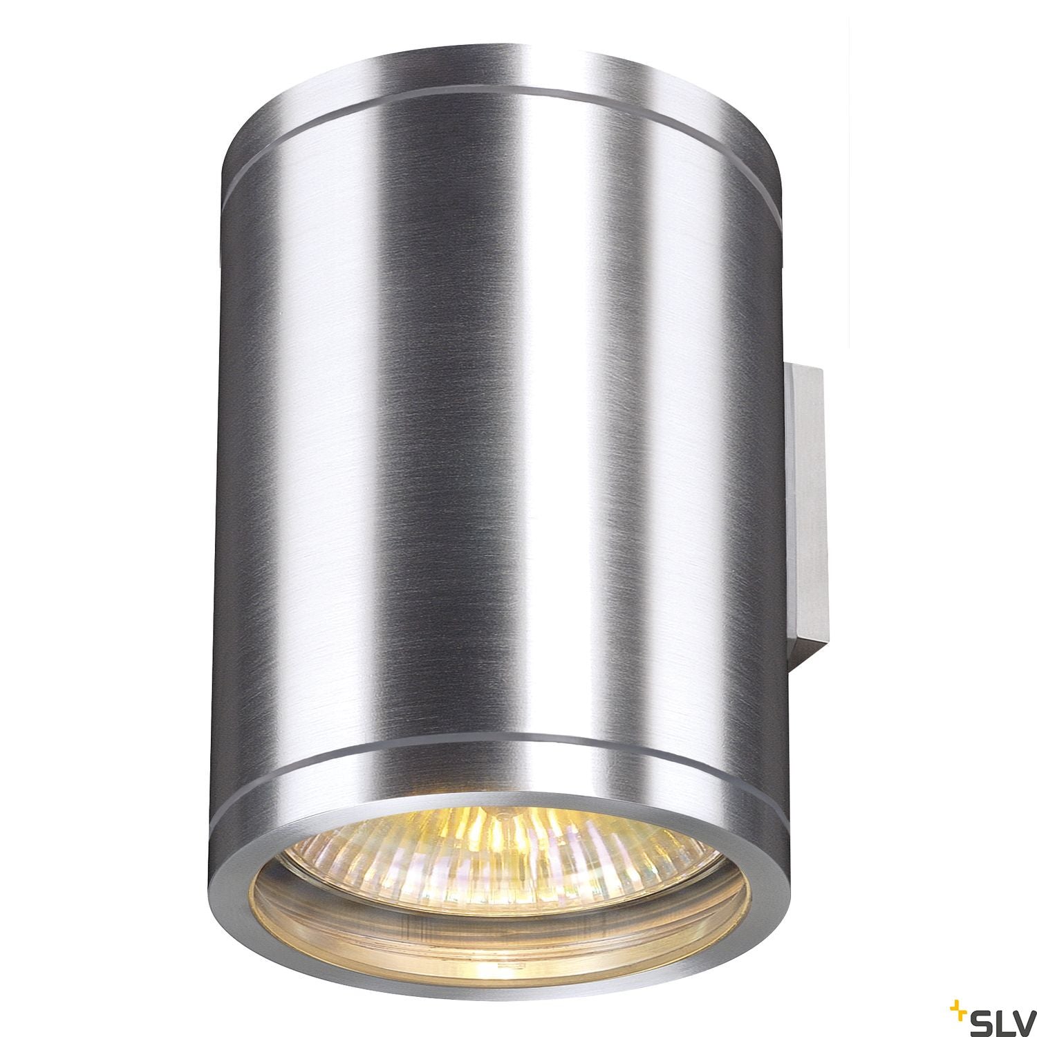 SLV ROX WALL OUT UP/DOWN, QPAR11, Outdoor Wall luminaire, alu brushed, max. 2x50W, IP44 1000334