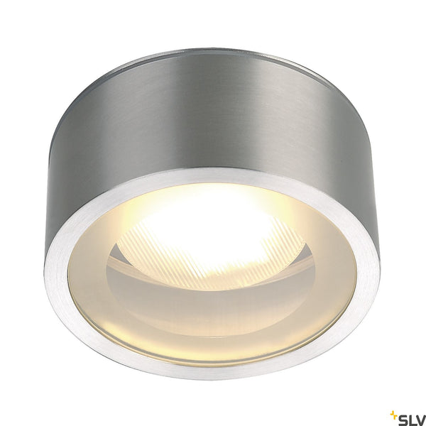 SLV ROX CEILING OUT, TCR-TSE, Outdoor Ceiling luminaire, alu brushed, max. 11W, IP44 1000339