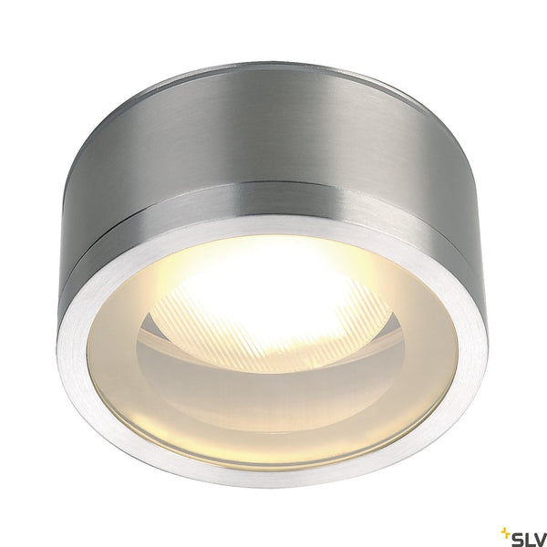 SLV ROX CEILING OUT, TCR-TSE, Outdoor Ceiling luminaire, alu brushed, max. 11W, IP44 1000339
