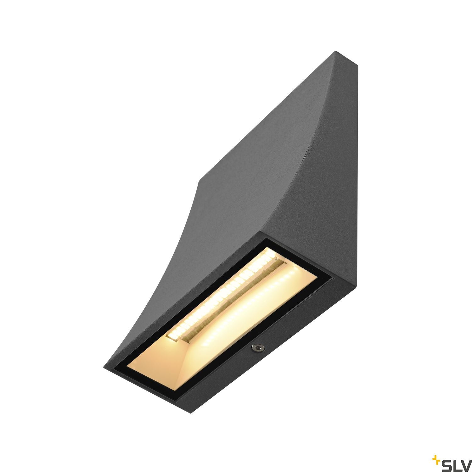 SLV DELWA WIDE LED Outdoor Wall luminaire, 3000K, 100°, anthracite, IP44 1000342
