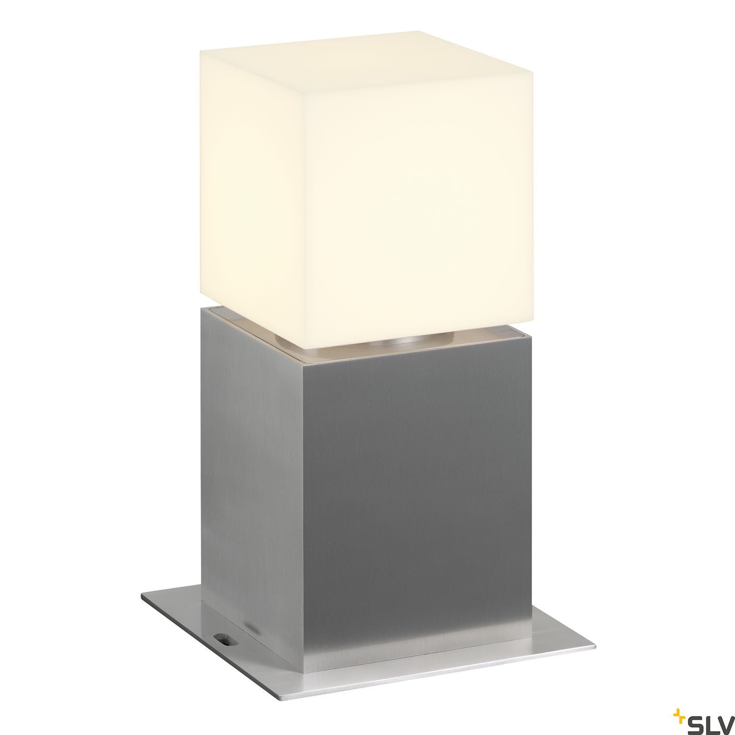 SLV SQUARE POLE 30, E27, Outdoor Bollard, stainless steel 304, max. 20W, IP44 1000344