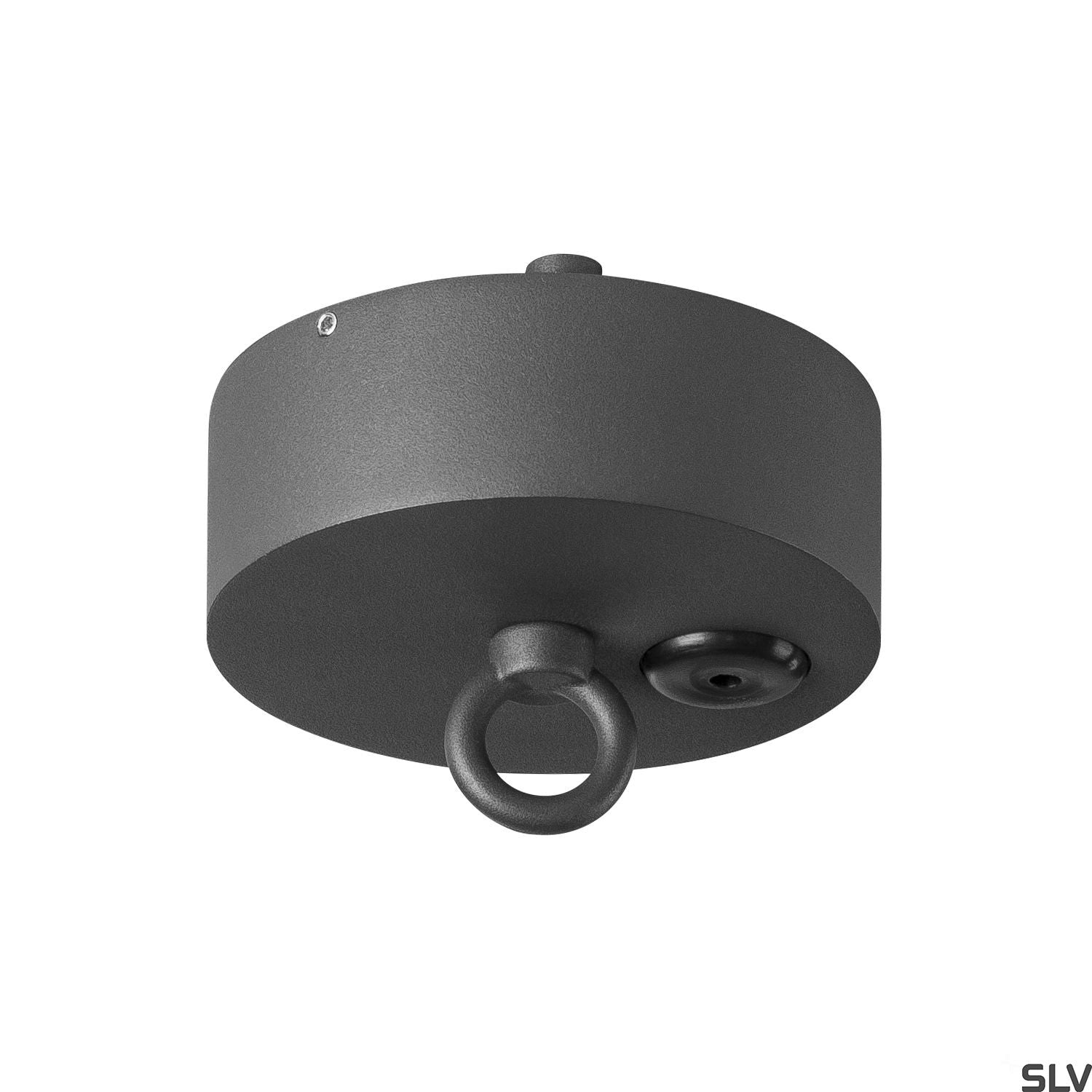 SLV Ceiling canopy for PHOTONIA Outdoor Pendant luminaire, anthracite, IP44 1000398
