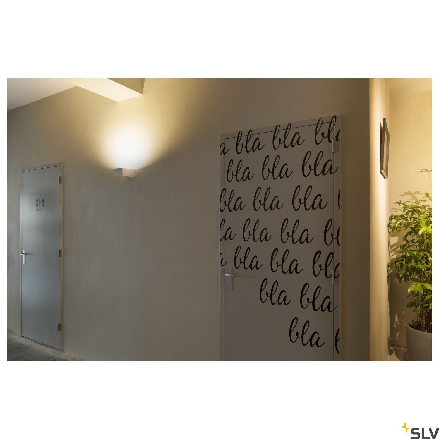 SLV SHELL 15, WL, LED Indoor surface-mounted wall light, 3000K, white 1000422